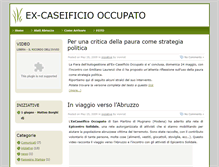 Tablet Screenshot of excaseificio.indivia.net